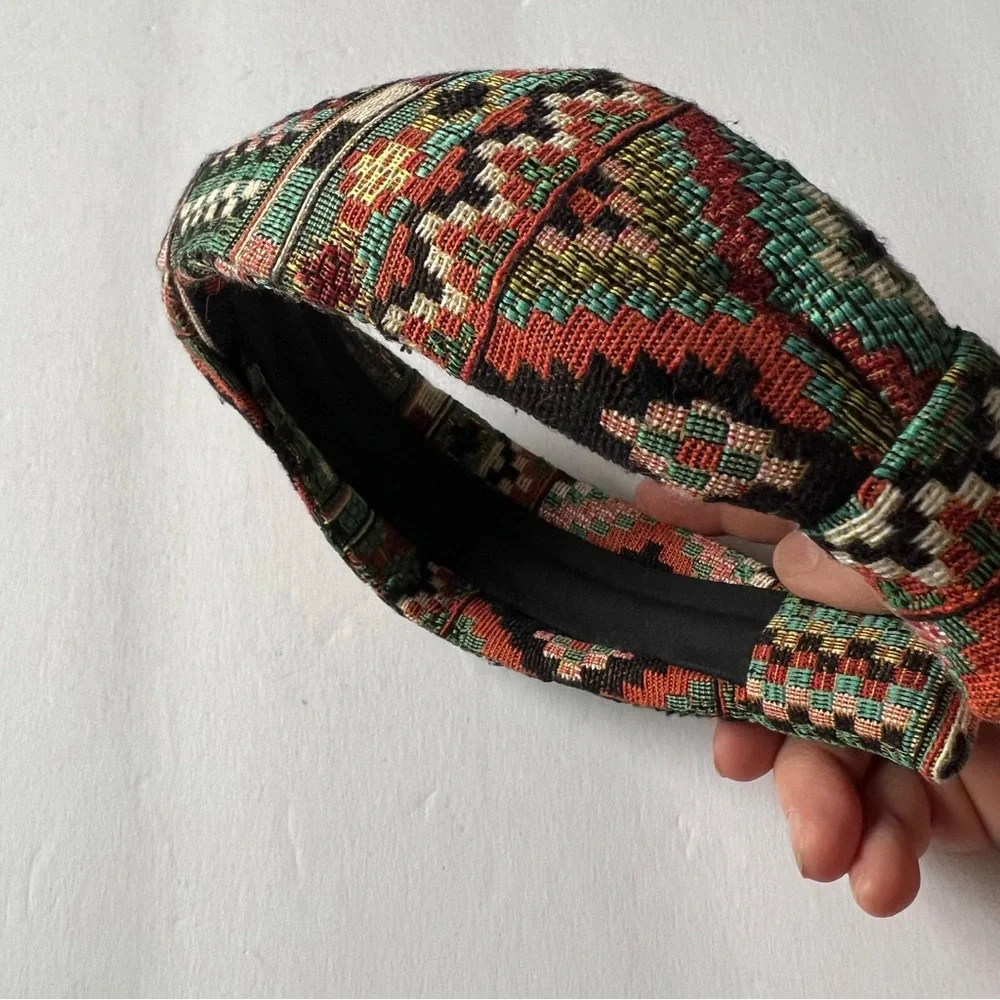 AUTUMN ADEIGBO WOVEN TWIST TRIBAL HEADBAND NWOT